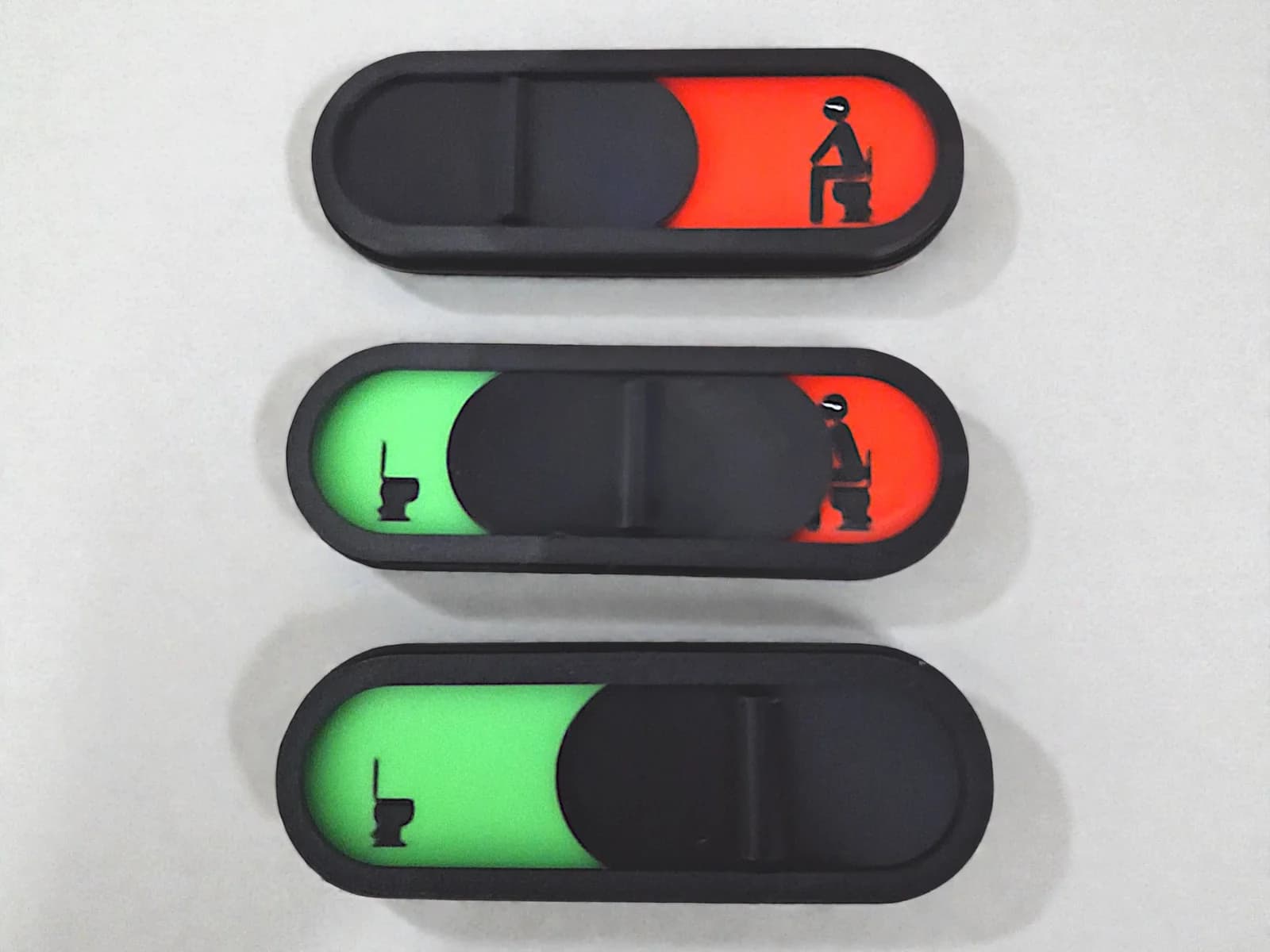 Drsni indikator zasedenosti WC-ja - UnikatGo - unikatna darila - unikatna darila, graviranje po meri, lasersko graviranje